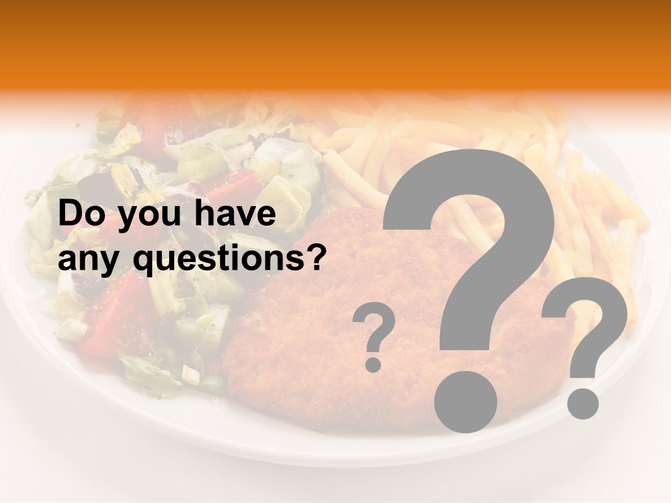 Dinner Dining Chop PowerPoint Template