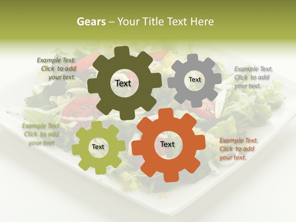 Food Vegetarian Tomato PowerPoint Template