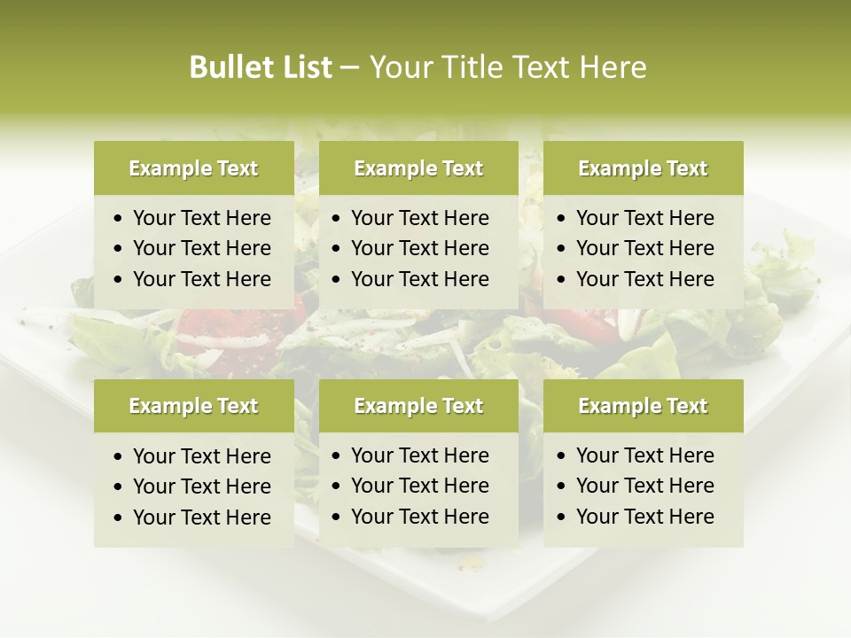 Food Vegetarian Tomato PowerPoint Template