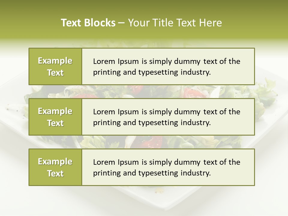 Food Vegetarian Tomato PowerPoint Template