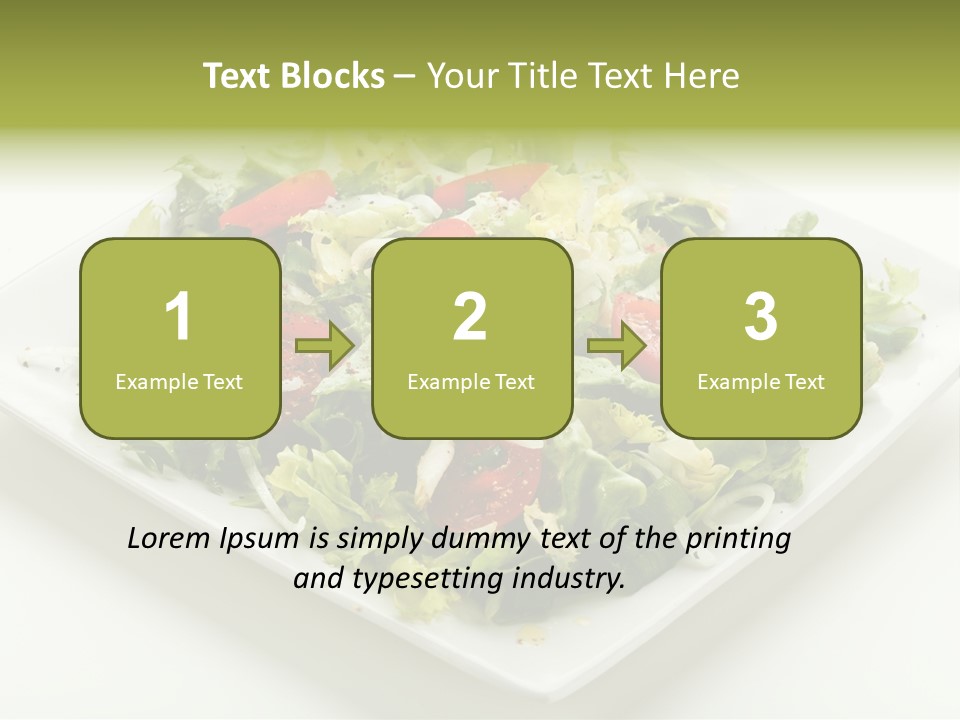 Food Vegetarian Tomato PowerPoint Template