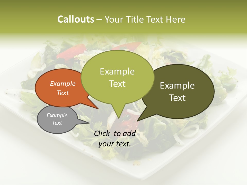 Food Vegetarian Tomato PowerPoint Template