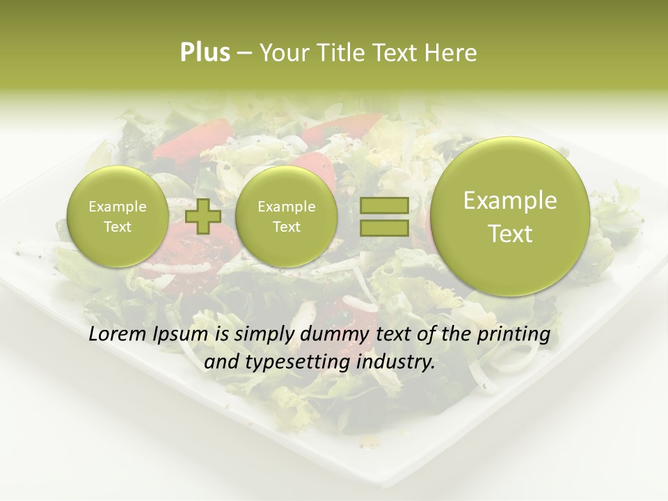 Food Vegetarian Tomato PowerPoint Template