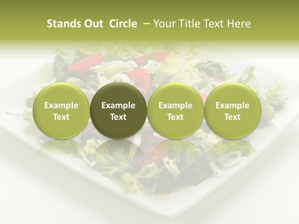 Food Vegetarian Tomato PowerPoint Template