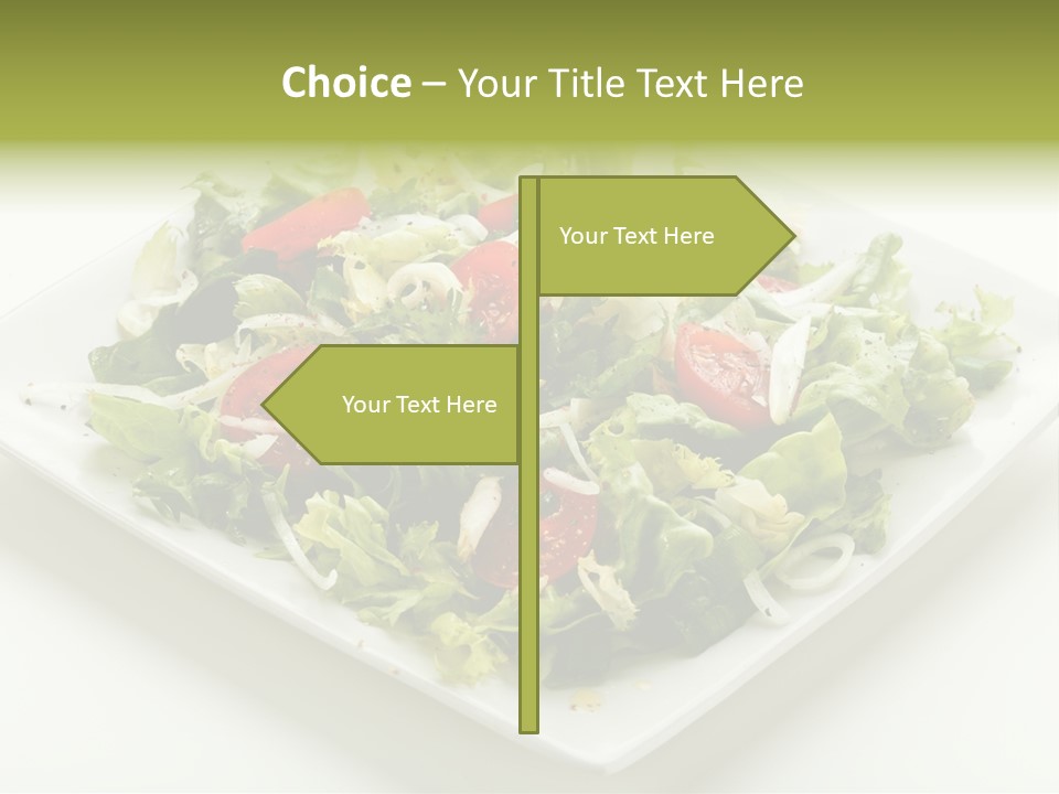 Food Vegetarian Tomato PowerPoint Template