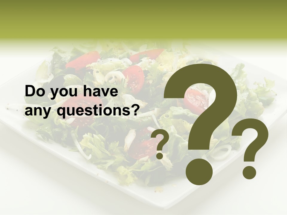 Food Vegetarian Tomato PowerPoint Template