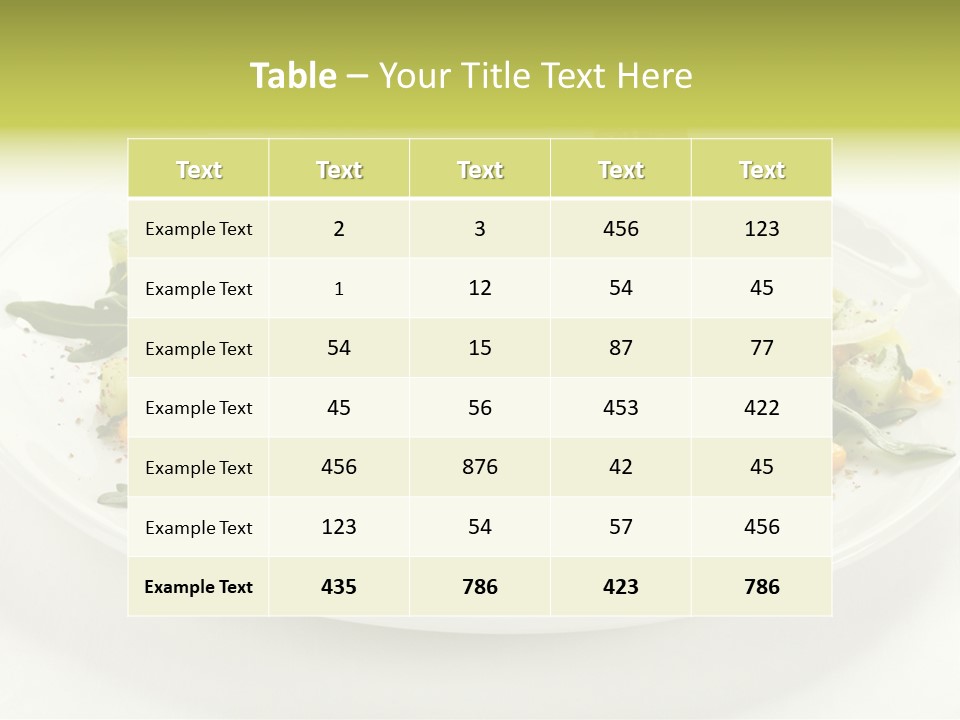 Appetiser Broiled Meal PowerPoint Template