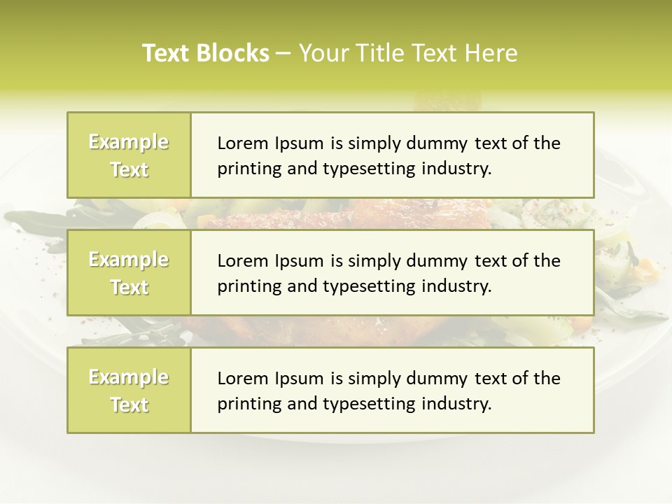 Appetiser Broiled Meal PowerPoint Template