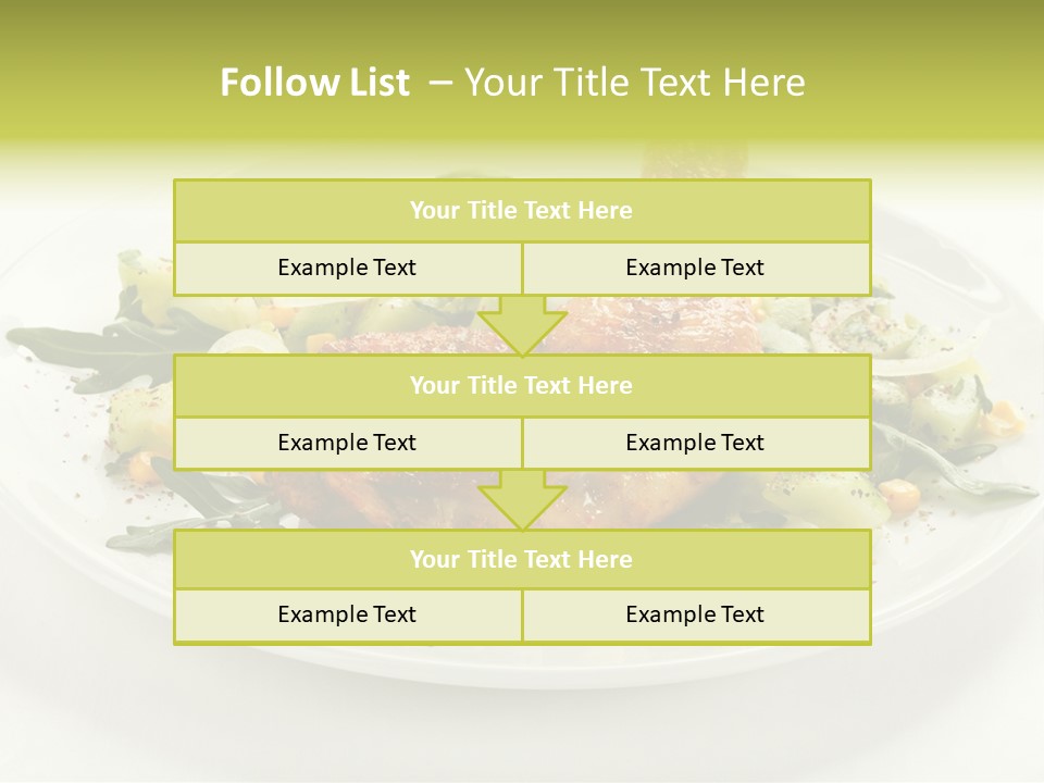 Appetiser Broiled Meal PowerPoint Template