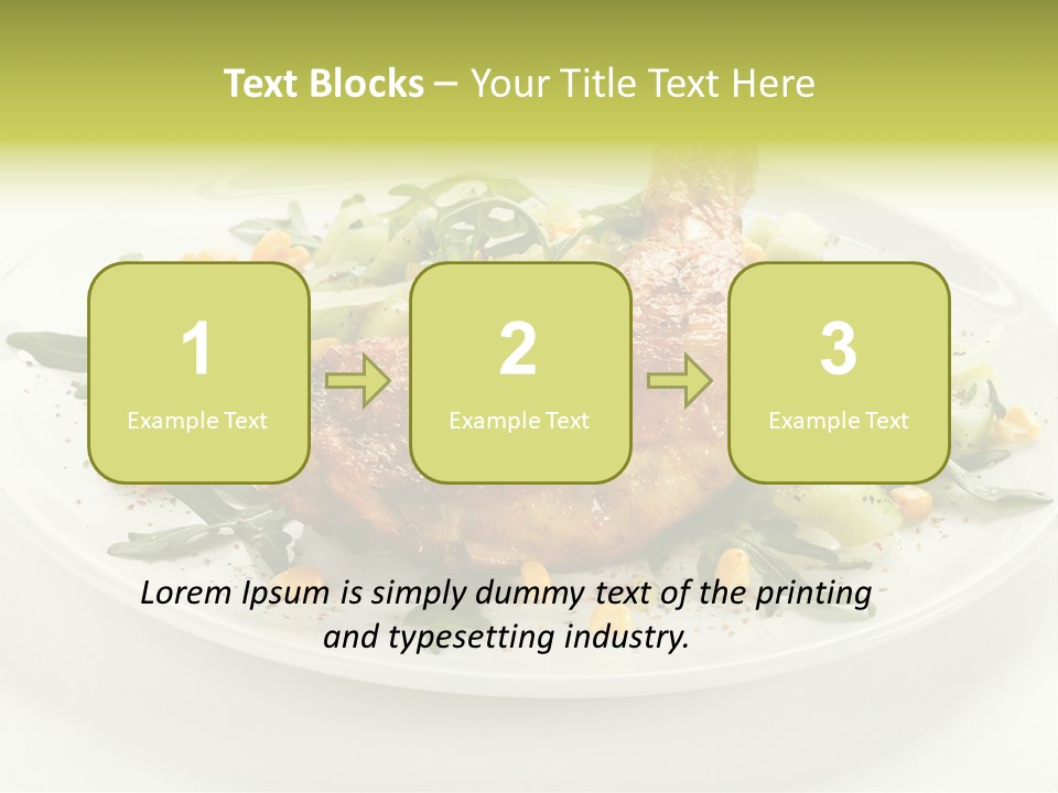 Appetiser Broiled Meal PowerPoint Template