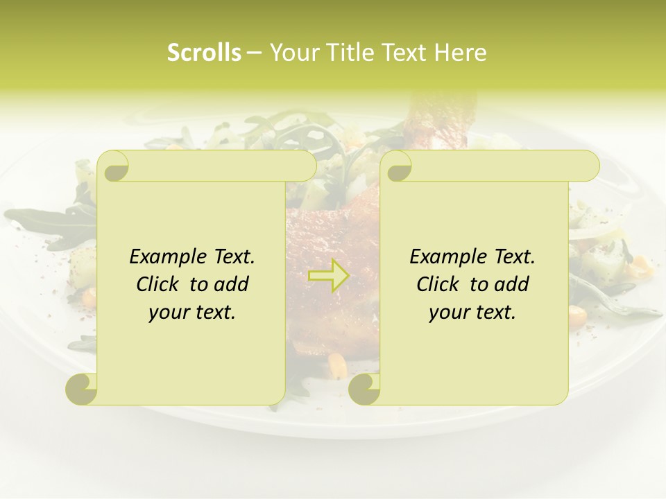 Appetiser Broiled Meal PowerPoint Template