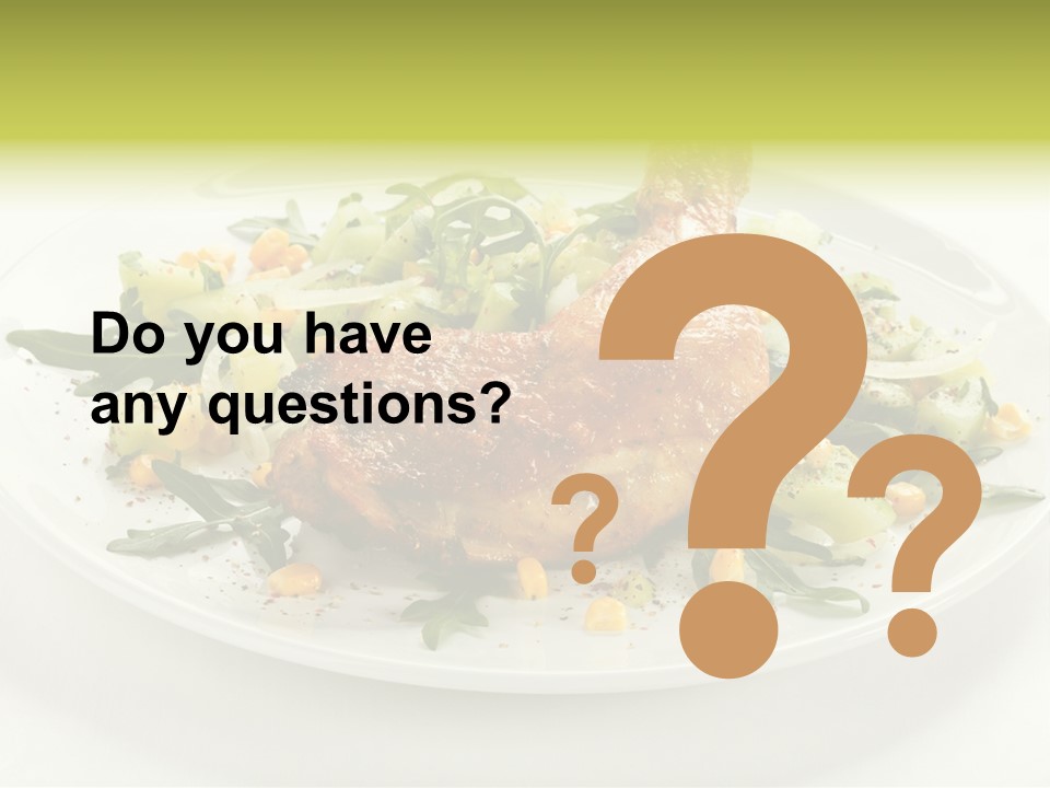 Appetiser Broiled Meal PowerPoint Template