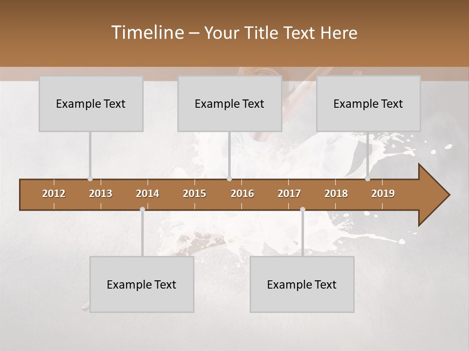 Pose Flexibility Dress PowerPoint Template