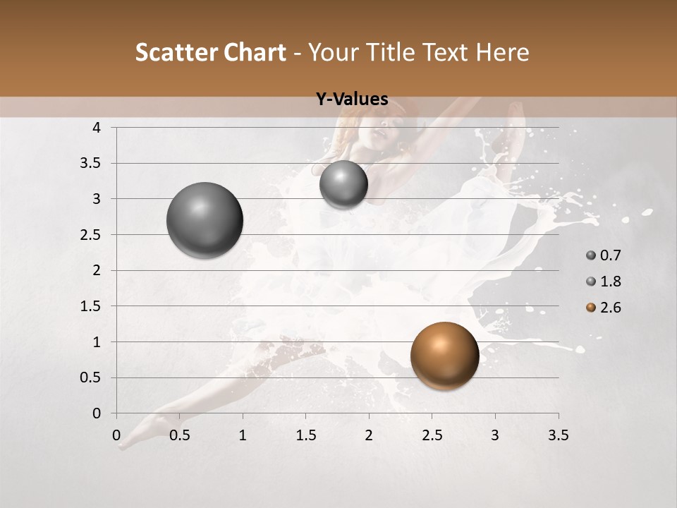 Pose Flexibility Dress PowerPoint Template