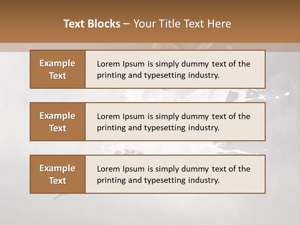 Pose Flexibility Dress PowerPoint Template