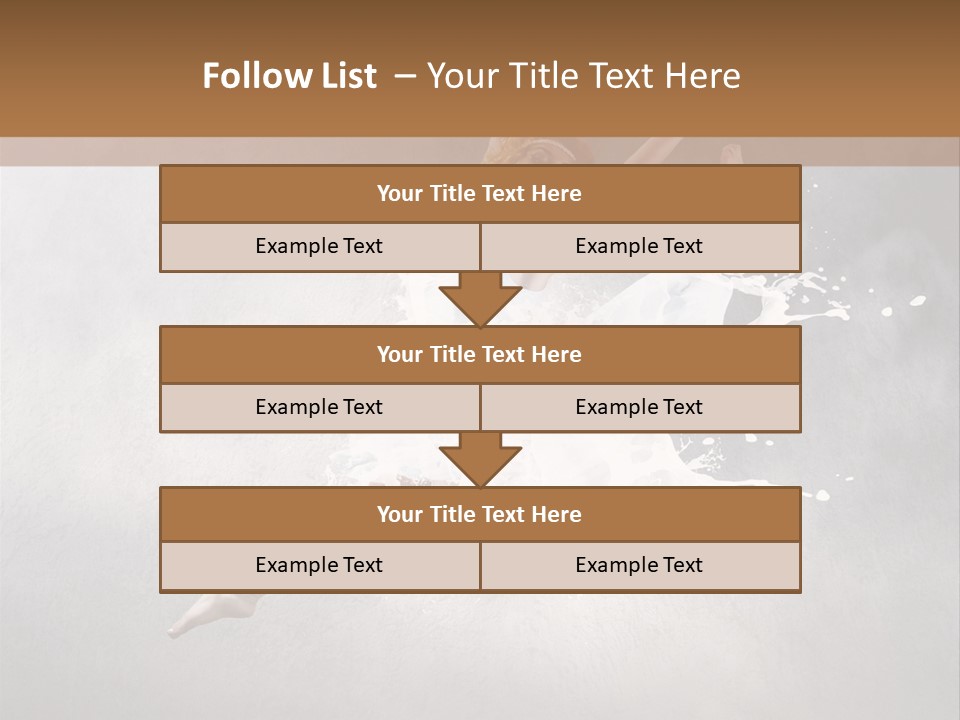 Pose Flexibility Dress PowerPoint Template