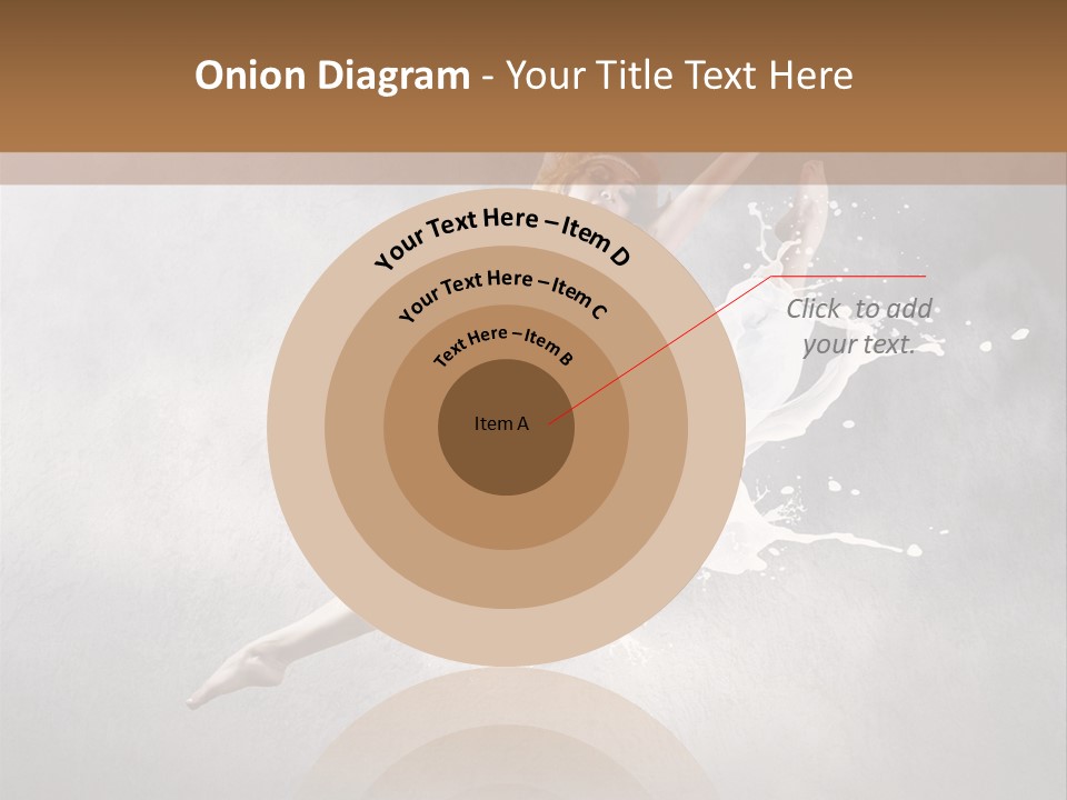 Pose Flexibility Dress PowerPoint Template