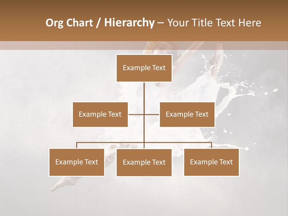 Pose Flexibility Dress PowerPoint Template