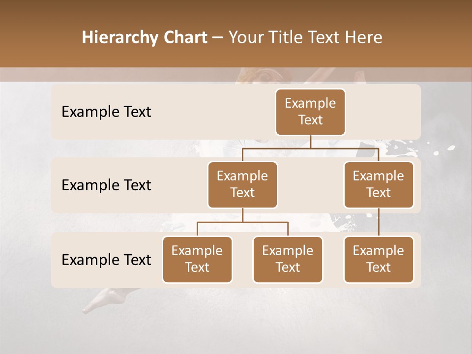 Pose Flexibility Dress PowerPoint Template