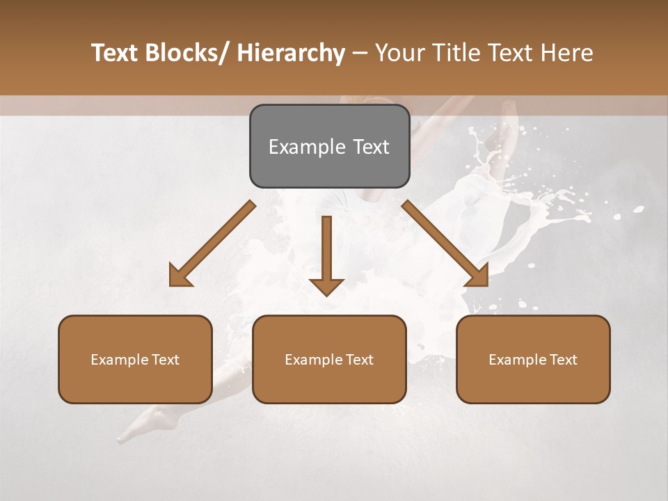 Pose Flexibility Dress PowerPoint Template