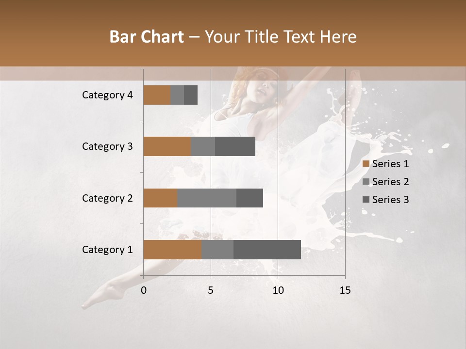 Pose Flexibility Dress PowerPoint Template