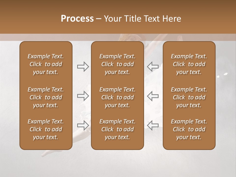 Pose Flexibility Dress PowerPoint Template