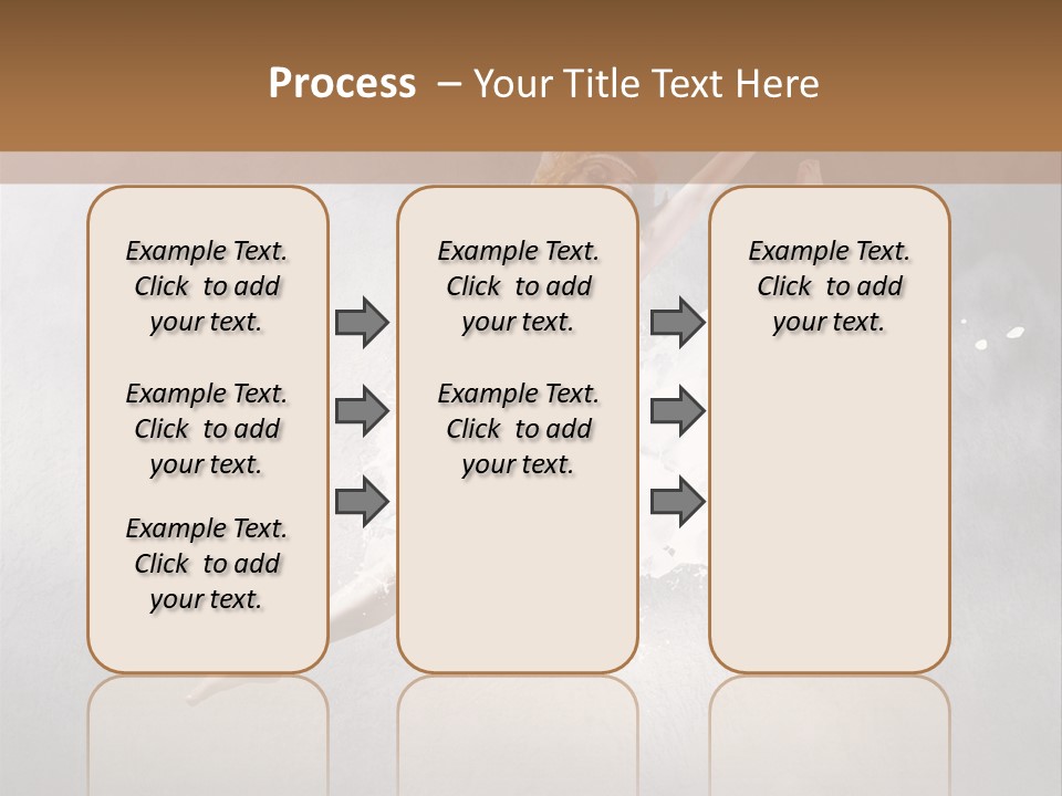 Pose Flexibility Dress PowerPoint Template