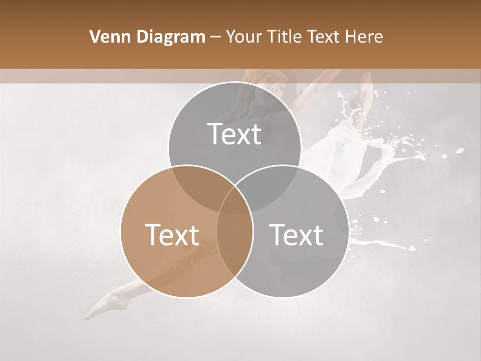 Pose Flexibility Dress PowerPoint Template