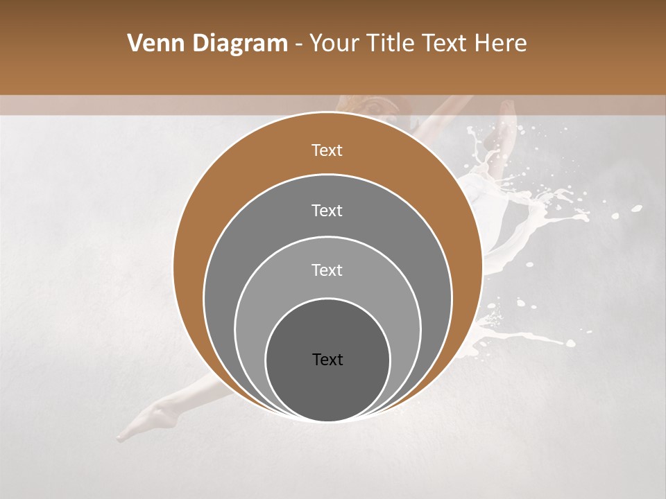 Pose Flexibility Dress PowerPoint Template