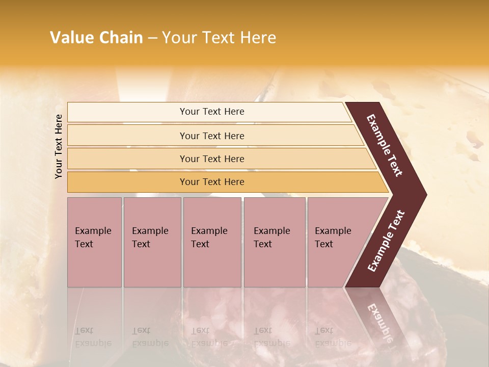 Food Salami Chopping Board PowerPoint Template