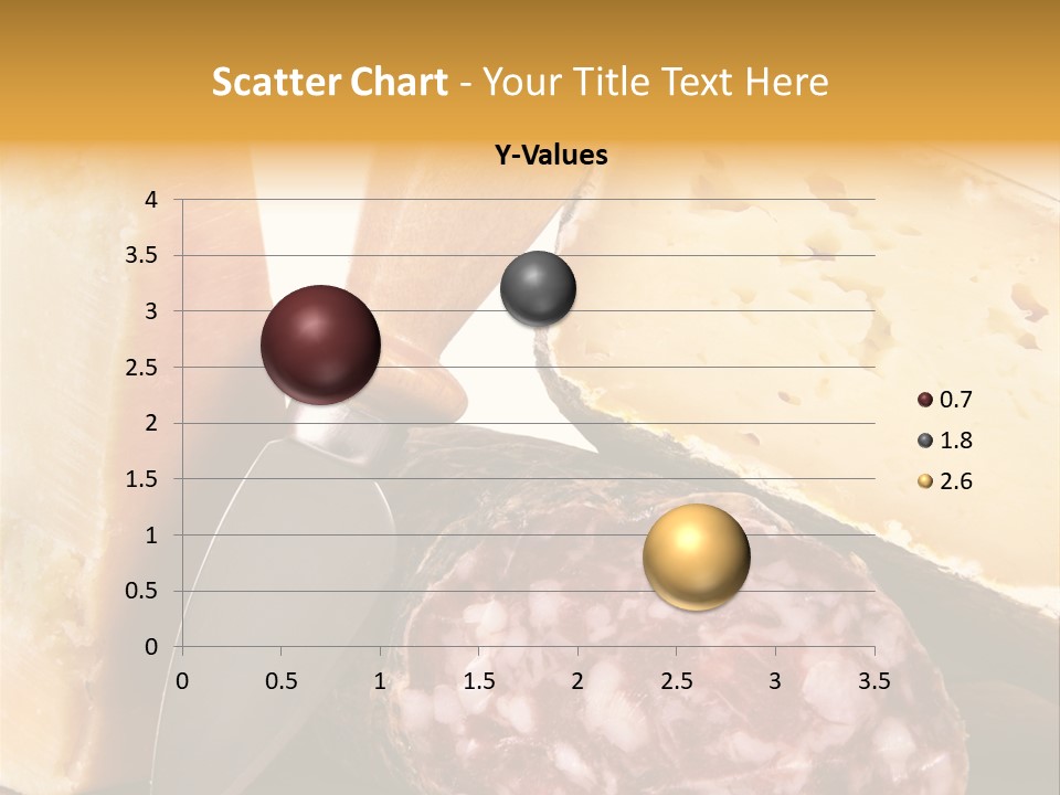 Food Salami Chopping Board PowerPoint Template
