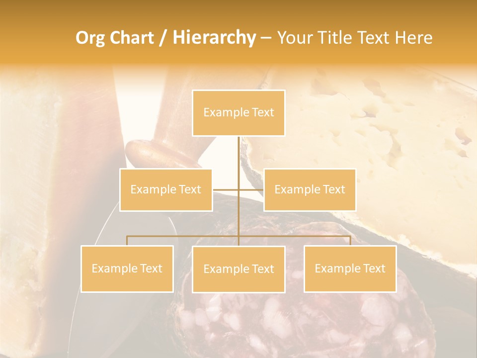 Food Salami Chopping Board PowerPoint Template