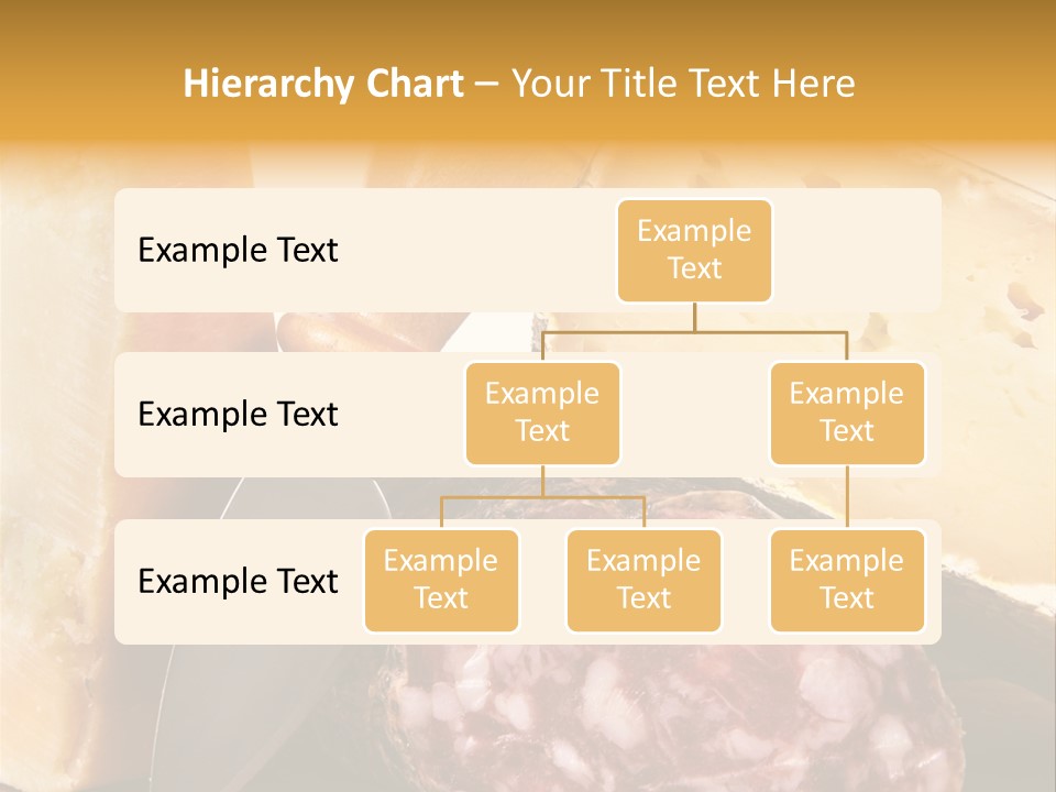 Food Salami Chopping Board PowerPoint Template