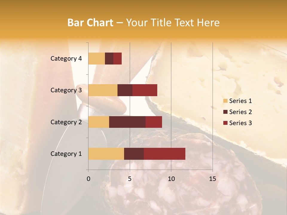 Food Salami Chopping Board PowerPoint Template