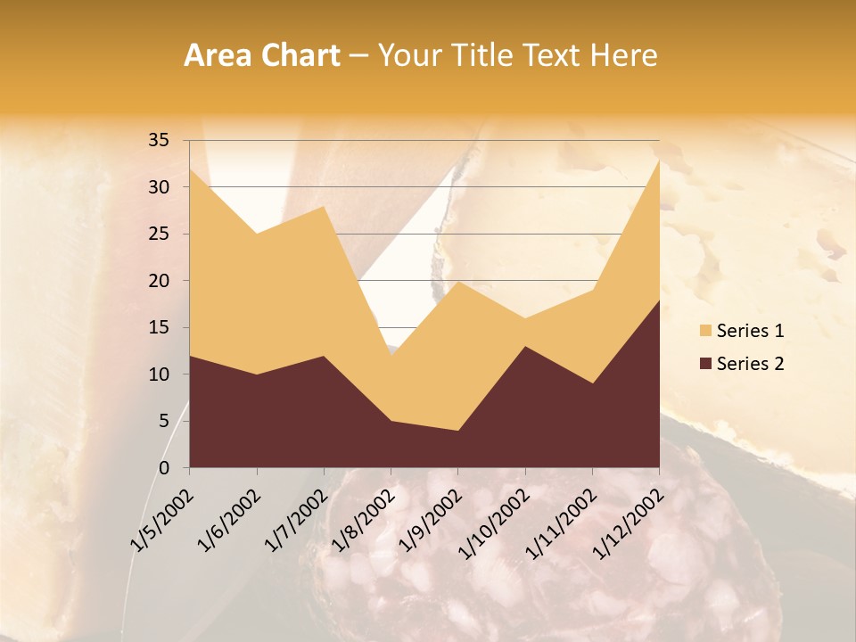 Food Salami Chopping Board PowerPoint Template