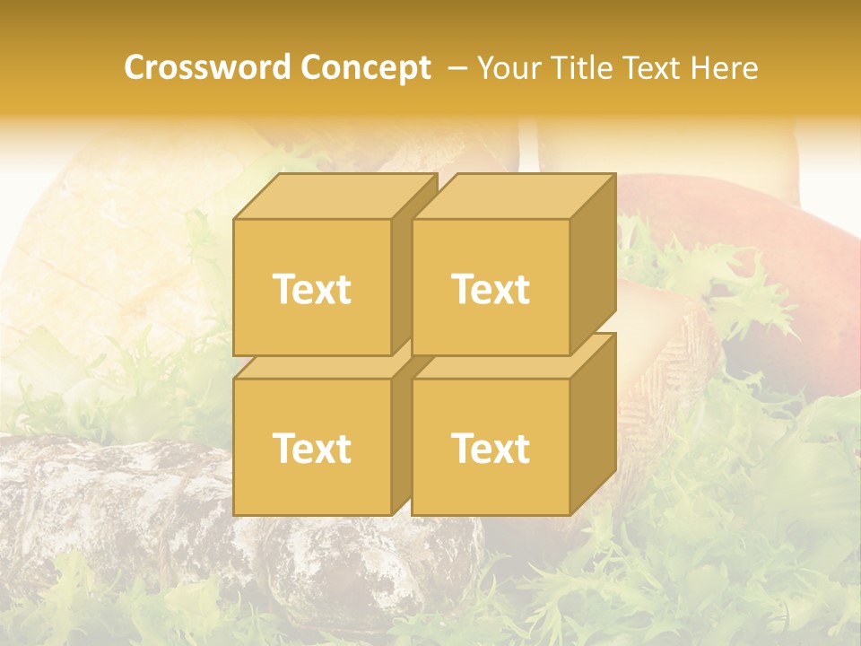 Food Salami Traditional PowerPoint Template