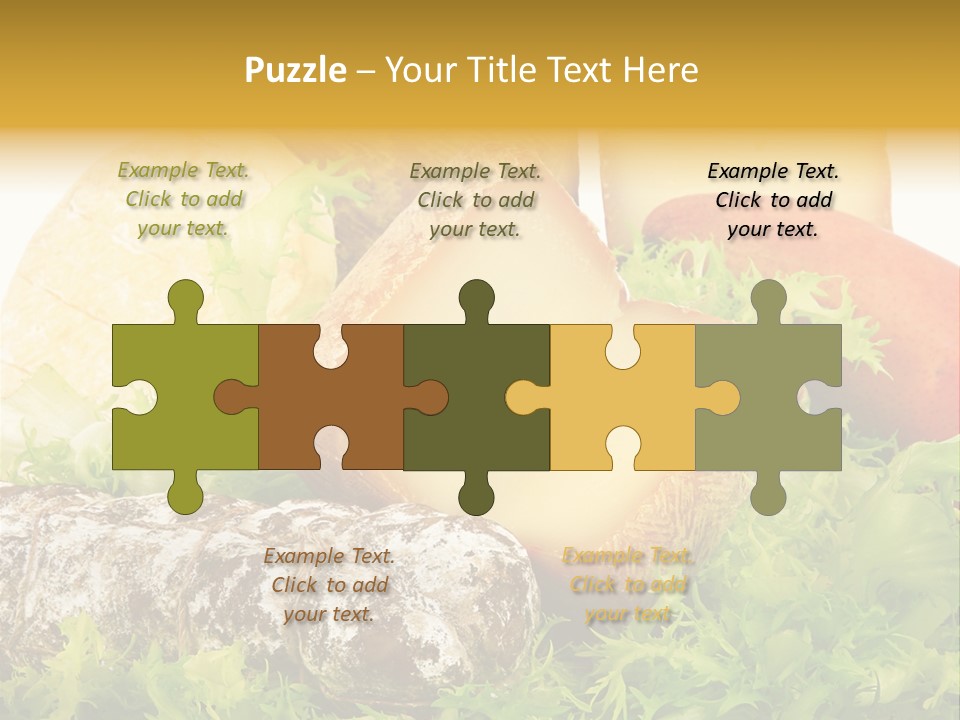 Food Salami Traditional PowerPoint Template