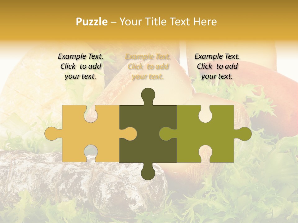 Food Salami Traditional PowerPoint Template