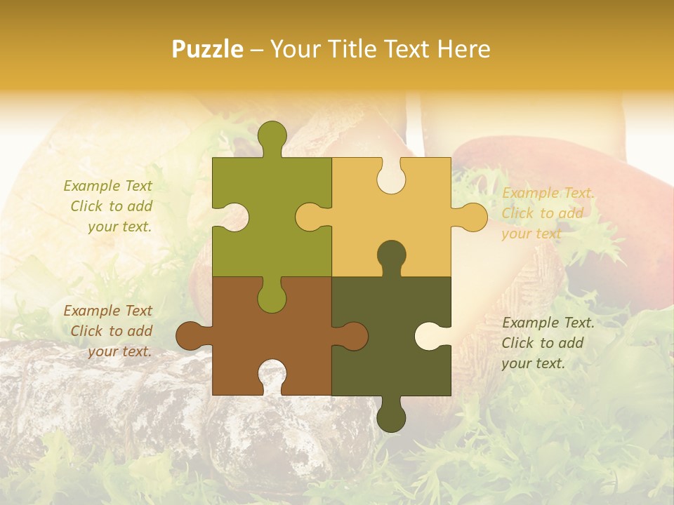 Food Salami Traditional PowerPoint Template