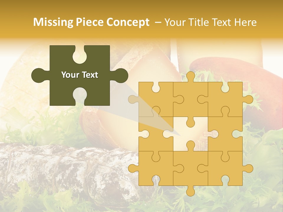 Food Salami Traditional PowerPoint Template