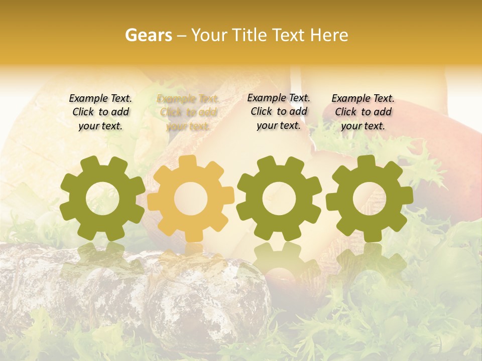 Food Salami Traditional PowerPoint Template