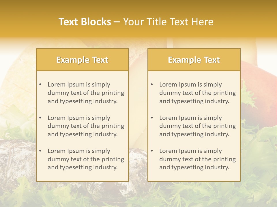 Food Salami Traditional PowerPoint Template