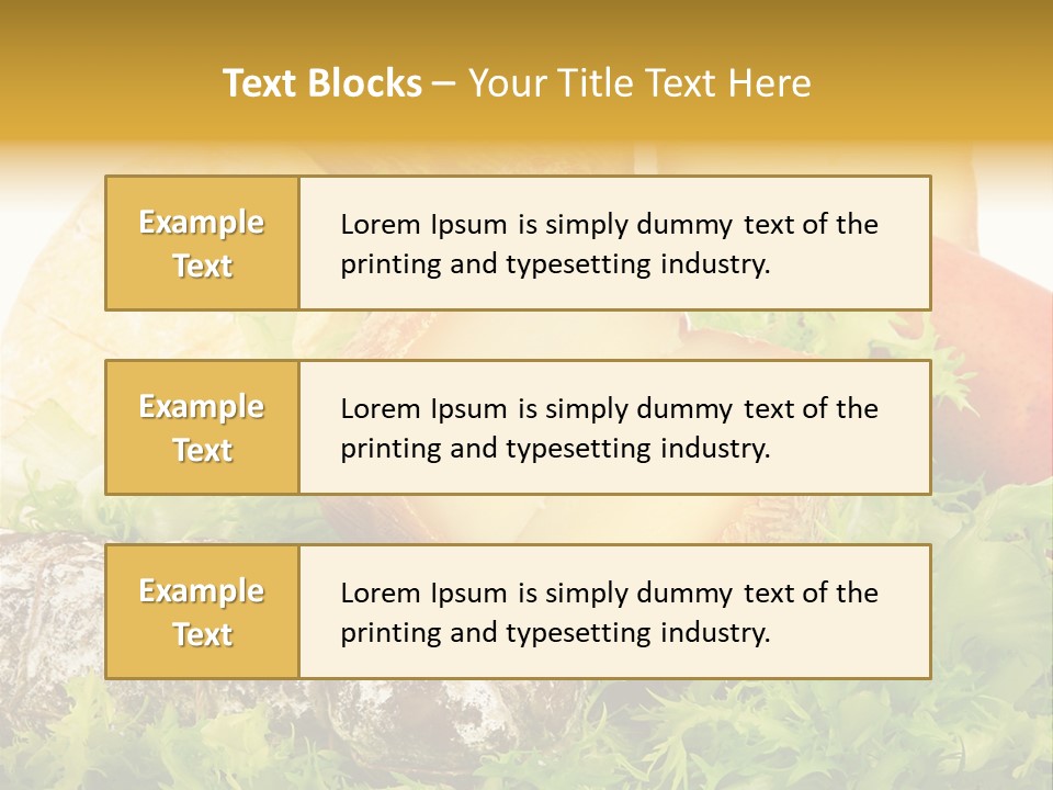 Food Salami Traditional PowerPoint Template