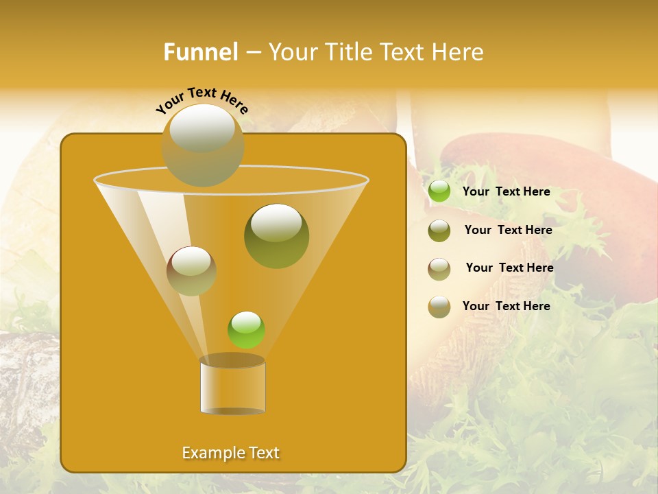 Food Salami Traditional PowerPoint Template