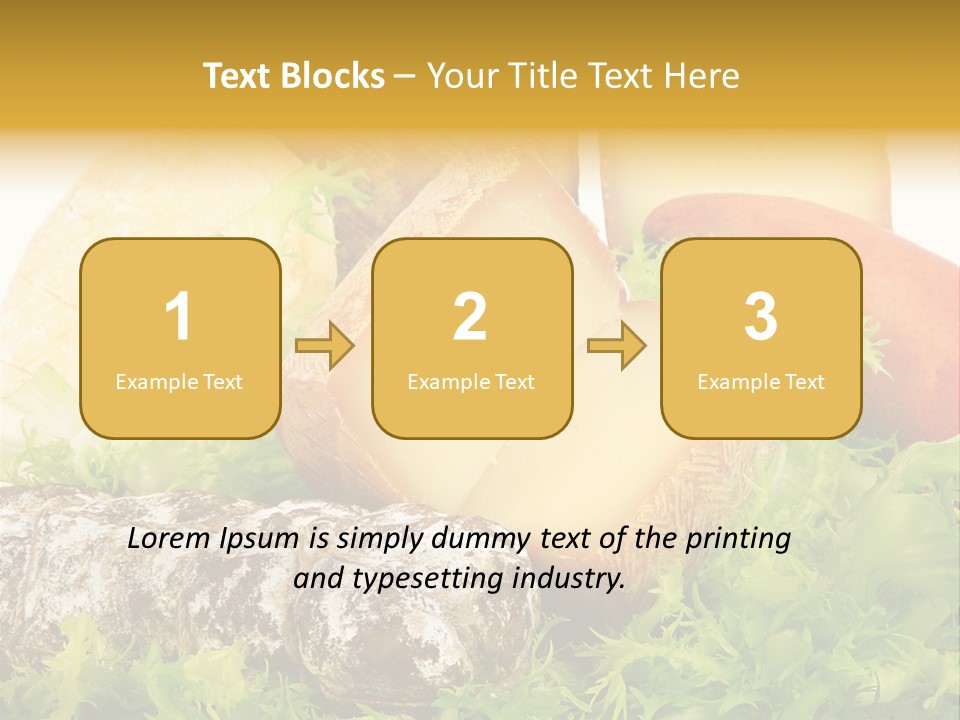 Food Salami Traditional PowerPoint Template