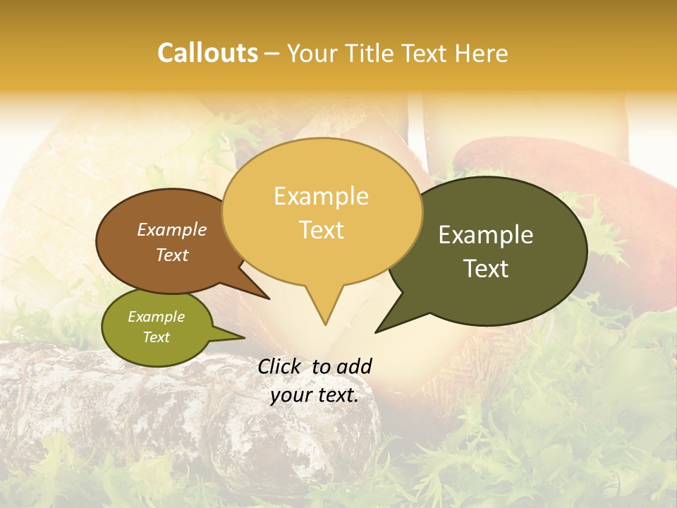 Food Salami Traditional PowerPoint Template