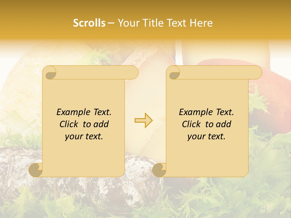 Food Salami Traditional PowerPoint Template