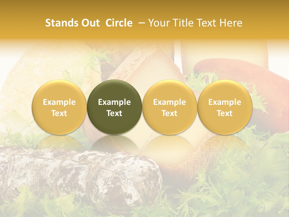 Food Salami Traditional PowerPoint Template
