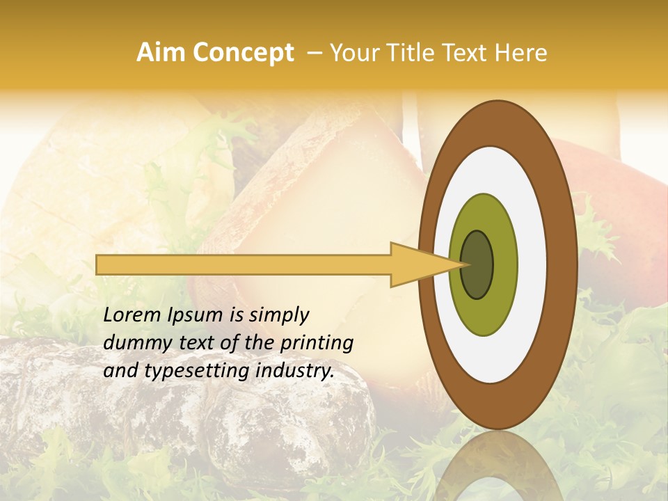 Food Salami Traditional PowerPoint Template