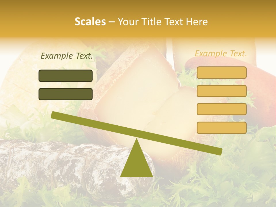 Food Salami Traditional PowerPoint Template